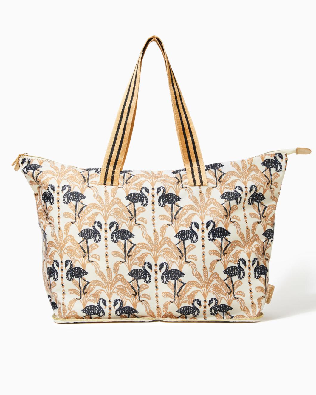 Lilly Pulitzer Getaway Packable Tote Deeper Coconut Lil Stir It Up | Women Bags