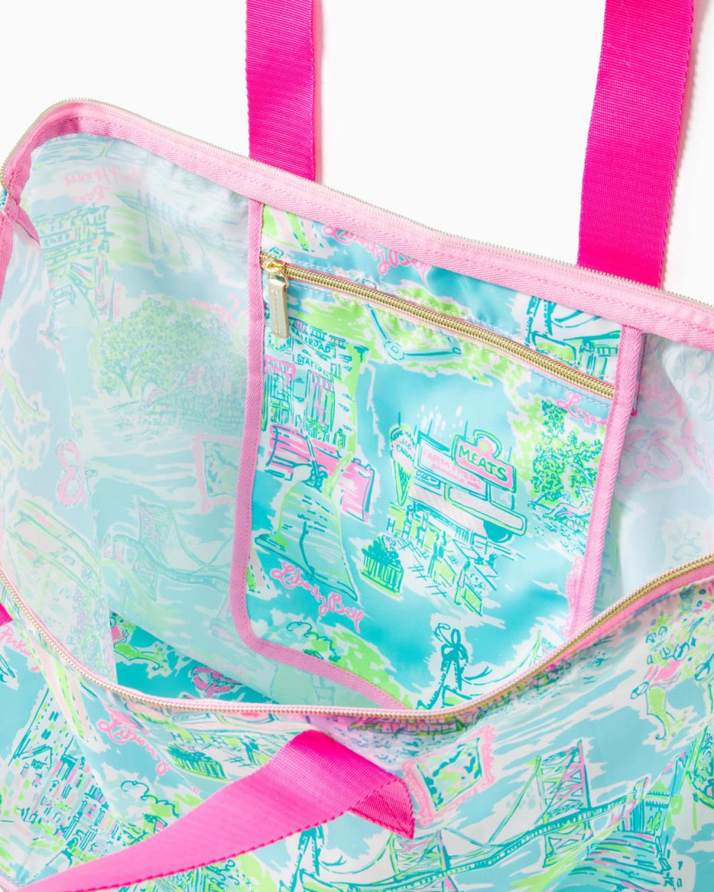 Lilly Pulitzer Getaway Packable Tote Multi Lilly Loves Philly | Women Bags