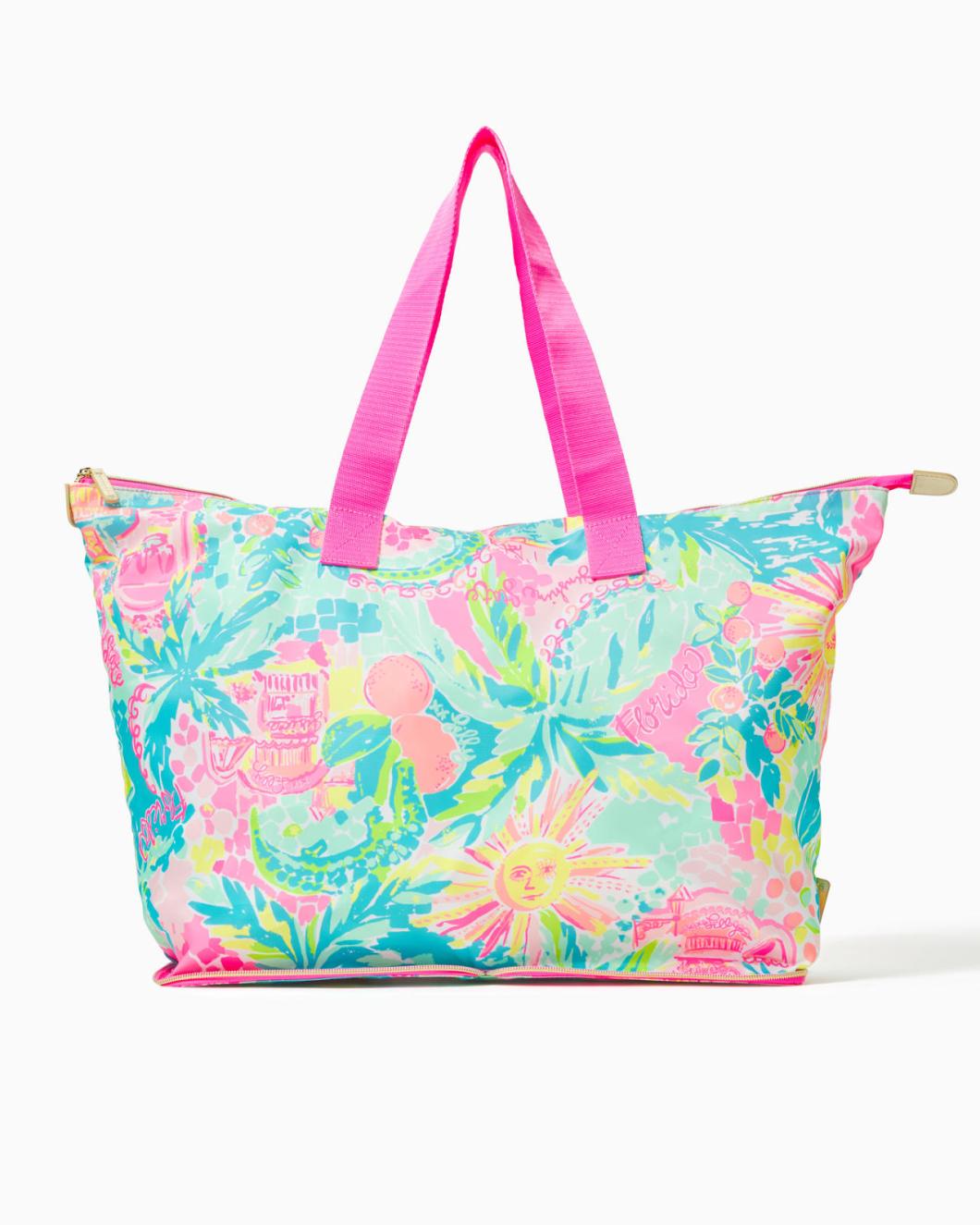 Lilly Pulitzer Getaway Packable Tote Multi Sunshine State Of Mind | Women Bags