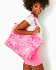 Lilly Pulitzer Getaway Packable Tote Roxie Pink Pb Anniversary Toile | Women Bags