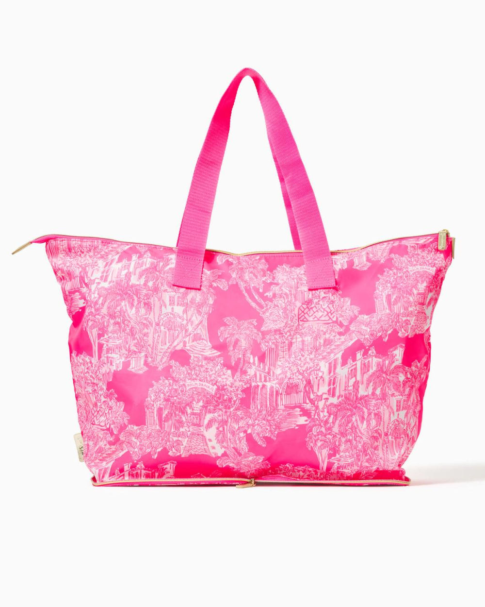 Lilly Pulitzer Getaway Packable Tote Roxie Pink Pb Anniversary Toile | Women Bags