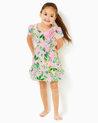Lilly Pulitzer Girls Alexandra Cotton Dress Multi Via Amore Spritzer | Girl Dresses &amp; Rompers