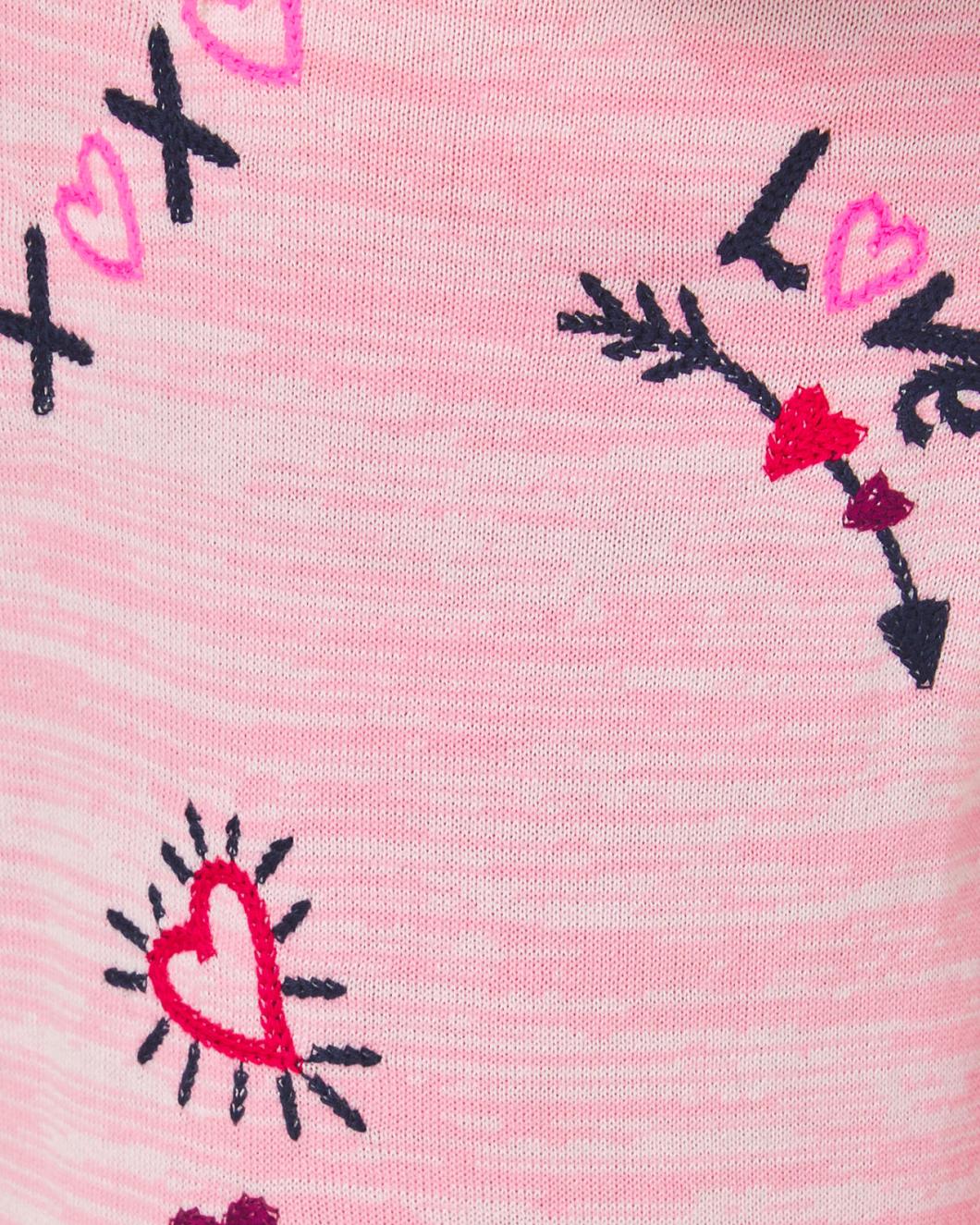 Lilly Pulitzer Girls Hani Cotton Sweater Dress Heathered Peony Pink Valentine Embroidery Childrens | Girl Dresses &amp; Rompers