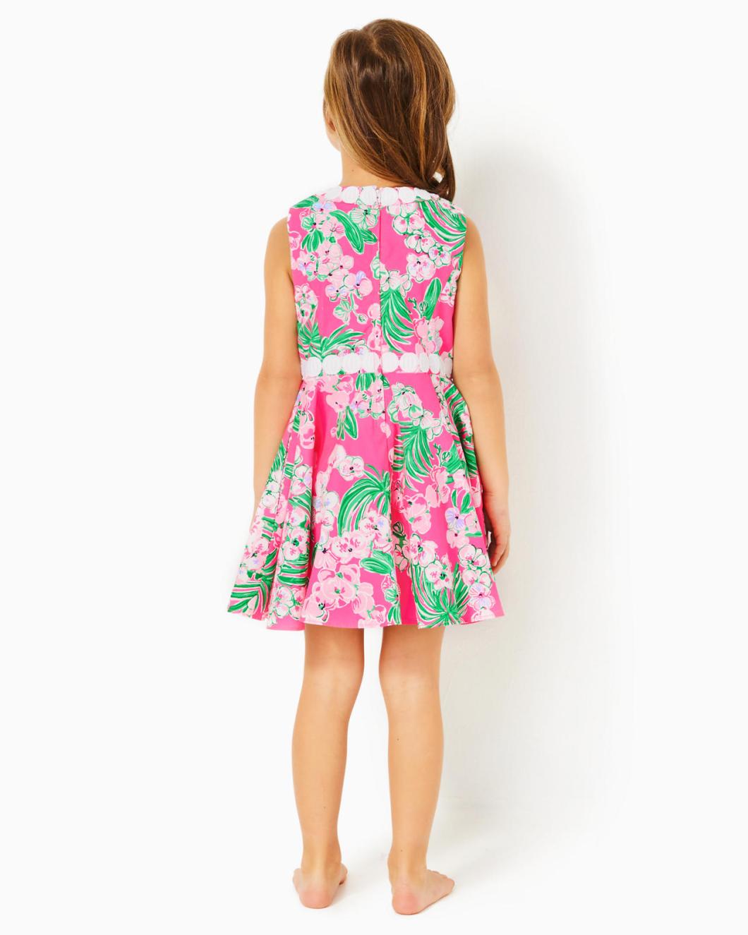 Lilly Pulitzer Girls Idala Cotton Dress Roxie Pink Worth A Look | Girl Dresses &amp; Rompers