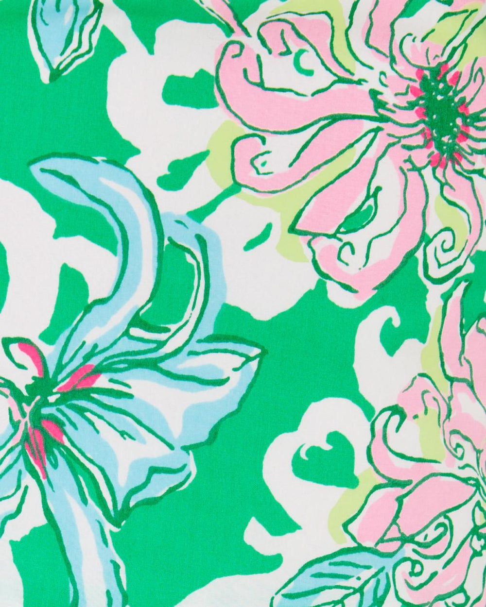 Lilly Pulitzer Girls Josephine Cotton Dress Spearmint Blossom Views | Girl Dresses &amp; Rompers