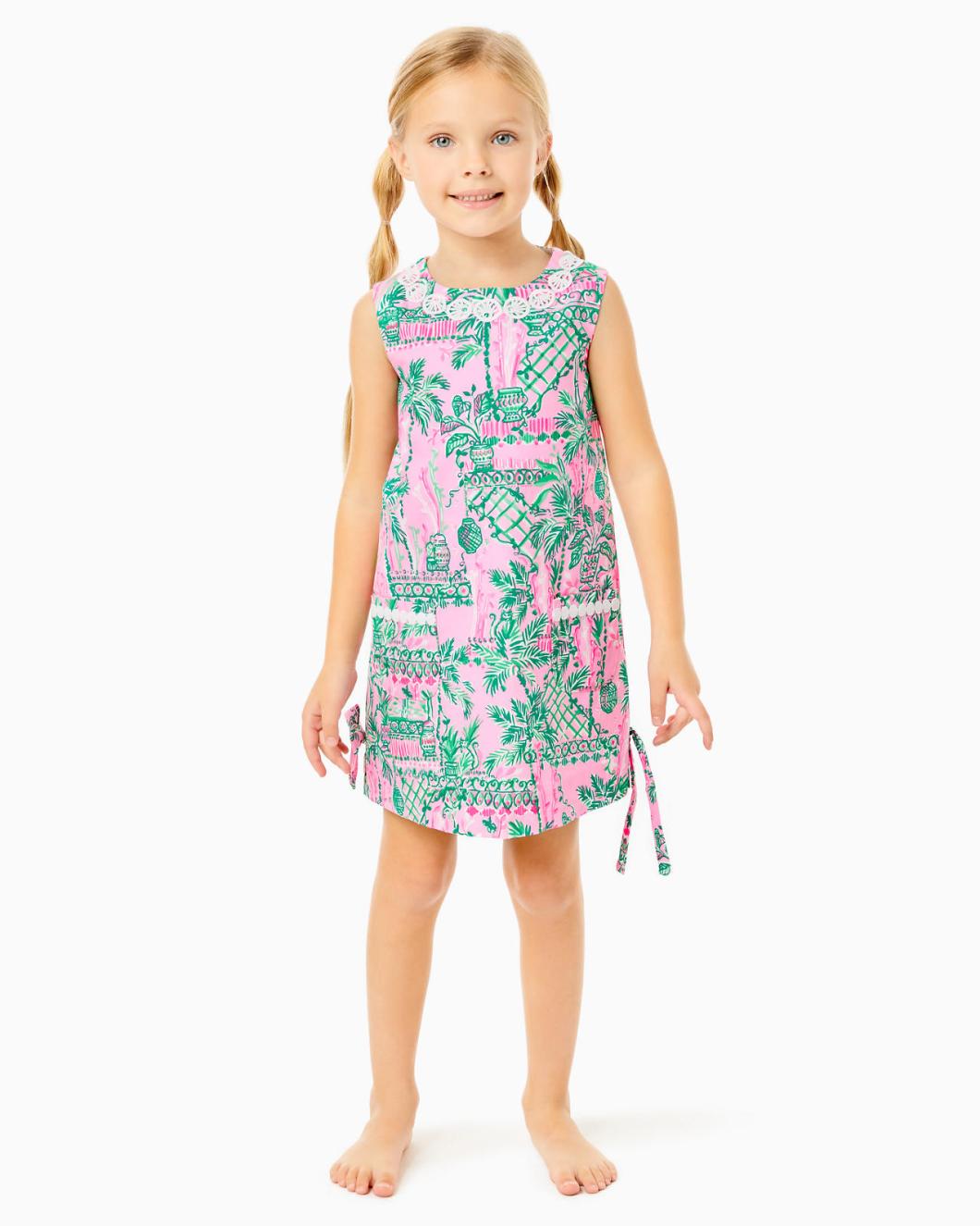Lilly Pulitzer Girls Little Lilly Classic Shift Dress Mandevilla Baby Always Worth It | Girl Dresses &amp; Rompers