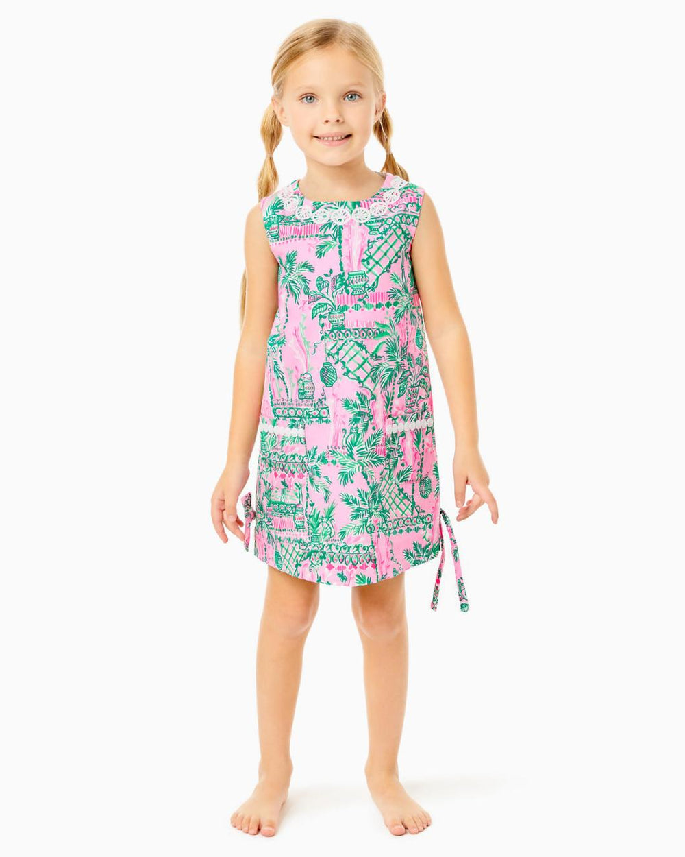 Lilly Pulitzer Girls Little Lilly Classic Shift Dress Mandevilla Baby Always Worth It | Girl Dresses &amp; Rompers