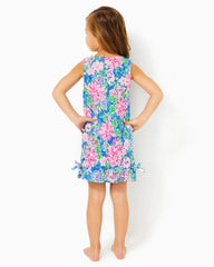 Lilly Pulitzer Girls Little Lilly Knit Shift Dress Multi Spring In Your Step | Girl Dresses &amp; Rompers