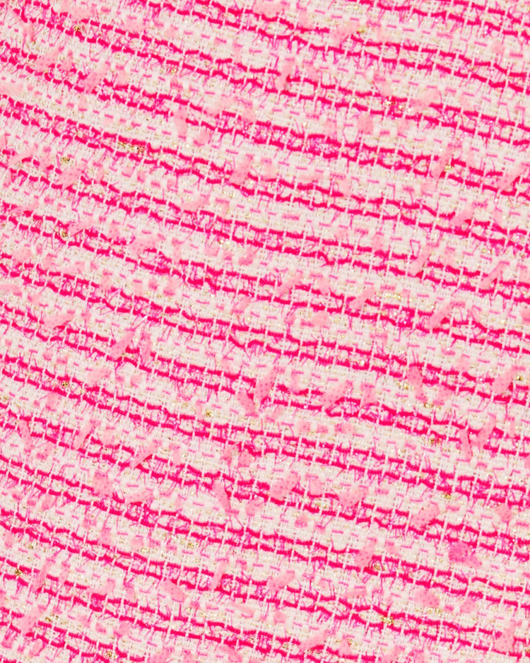 Lilly Pulitzer Girls Little Lilly Shift Dress Pink Palms Fantasy Tweed | Girl Dresses &amp; Rompers