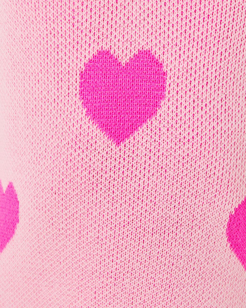 Lilly Pulitzer Girls Mini Keane Sweater Dress Peony Pink Heart Jacquard Childrens | Girl Dresses &amp; Rompers