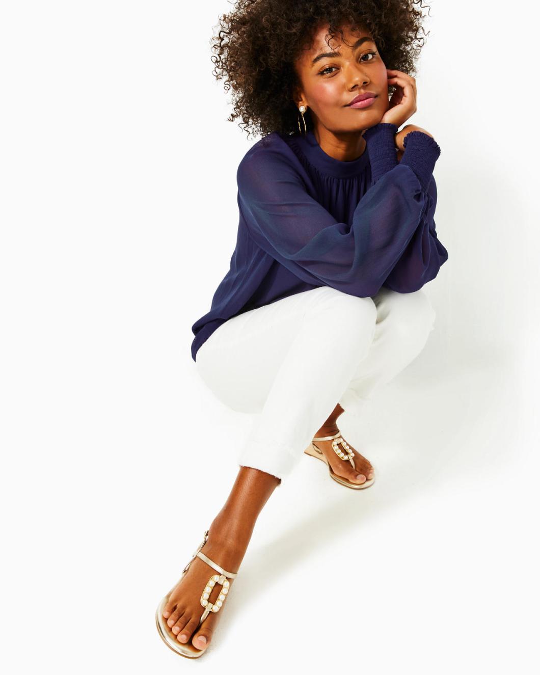 Lilly Pulitzer Good As Gold Pearl Wedge Gold Metallic | Women Shoes