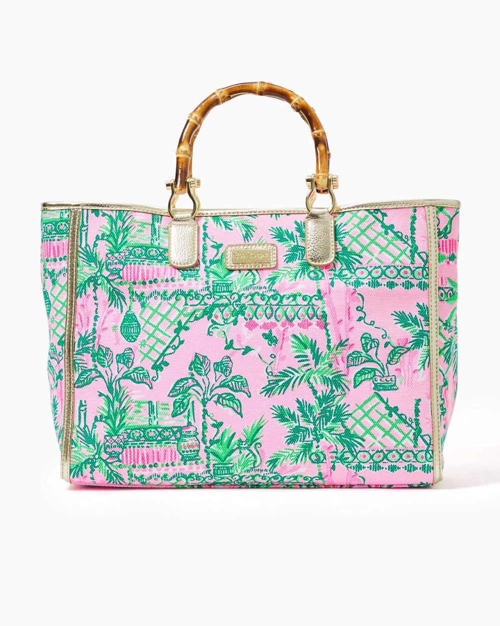 Lilly Pulitzer Greydon Canvas Tote Mandevilla Baby Always Worth It | Women Bags