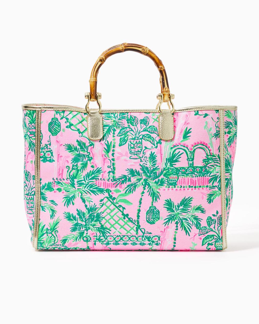 Lilly Pulitzer Greydon Canvas Tote Mandevilla Baby Always Worth It | Women Bags
