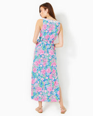 Lilly Pulitzer Gulianna Cotton Maxi Shift Dress Multi Spring In Your Step | Women Shift Dresses