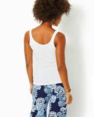 Lilly Pulitzer Halee Tank Top Resort White | Women Tops