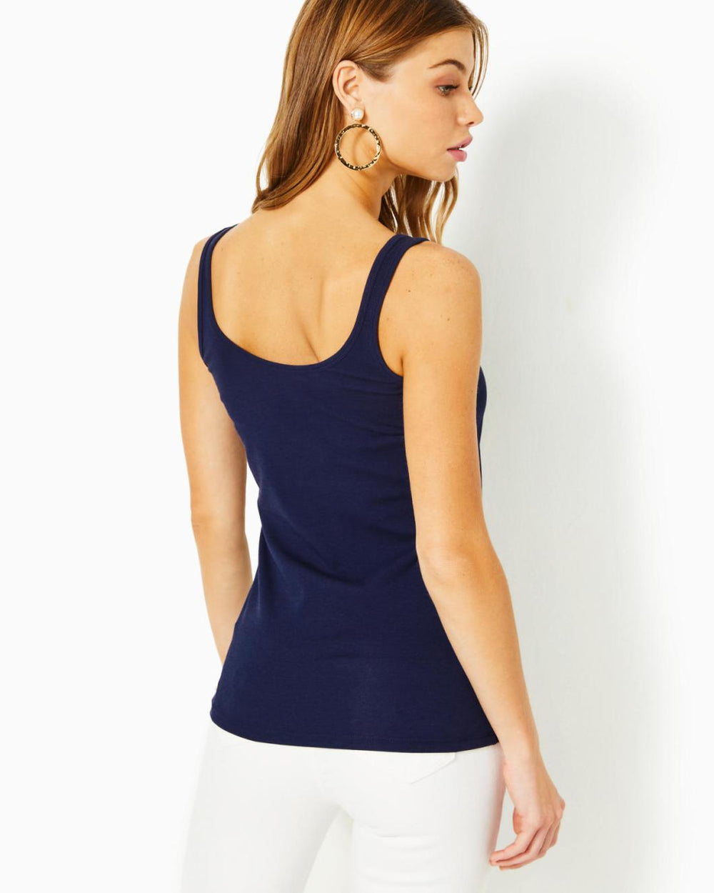 Lilly Pulitzer Halee Tank Top True Navy | Women Tops