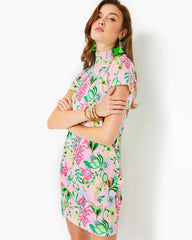 Lilly Pulitzer Hallie Short Sleeve Cotton Dress Multi Via Amore Spritzer | Women Fitted Dresses