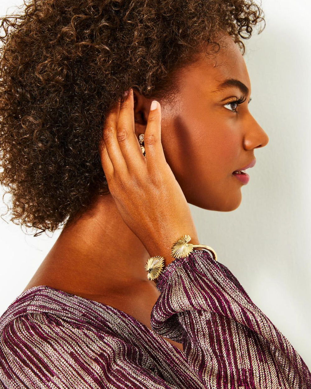 Lilly Pulitzer Heart And Solstice Bracelet Gold Metallic | Women Jewelry