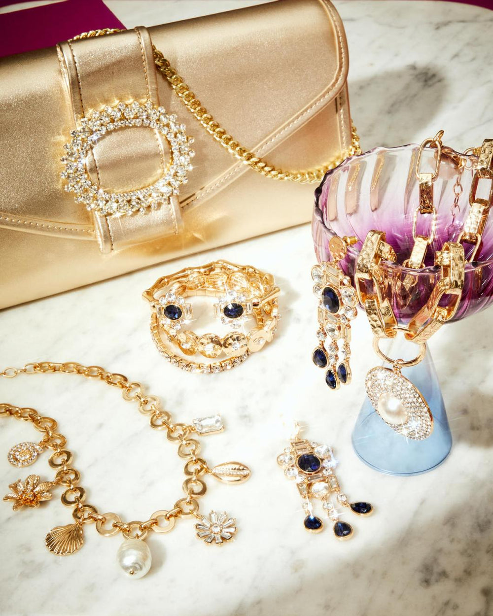 Lilly Pulitzer In The Wild Flower Necklace Gold Metallic | Women Jewelry