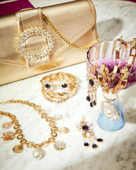 Lilly Pulitzer In The Wild Flower Necklace Gold Metallic | Women Jewelry