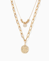 Lilly Pulitzer Island Hopping Necklace Gold Metallic | Women Jewelry