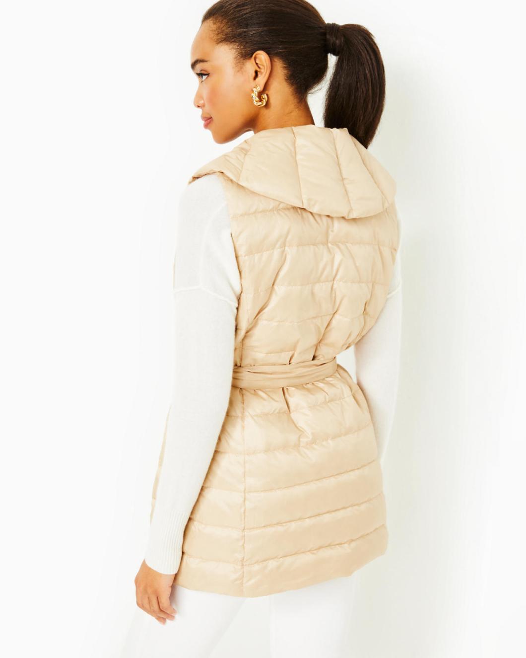 Lilly Pulitzer Islande Puffer Vest Sand Bar | Women Tops