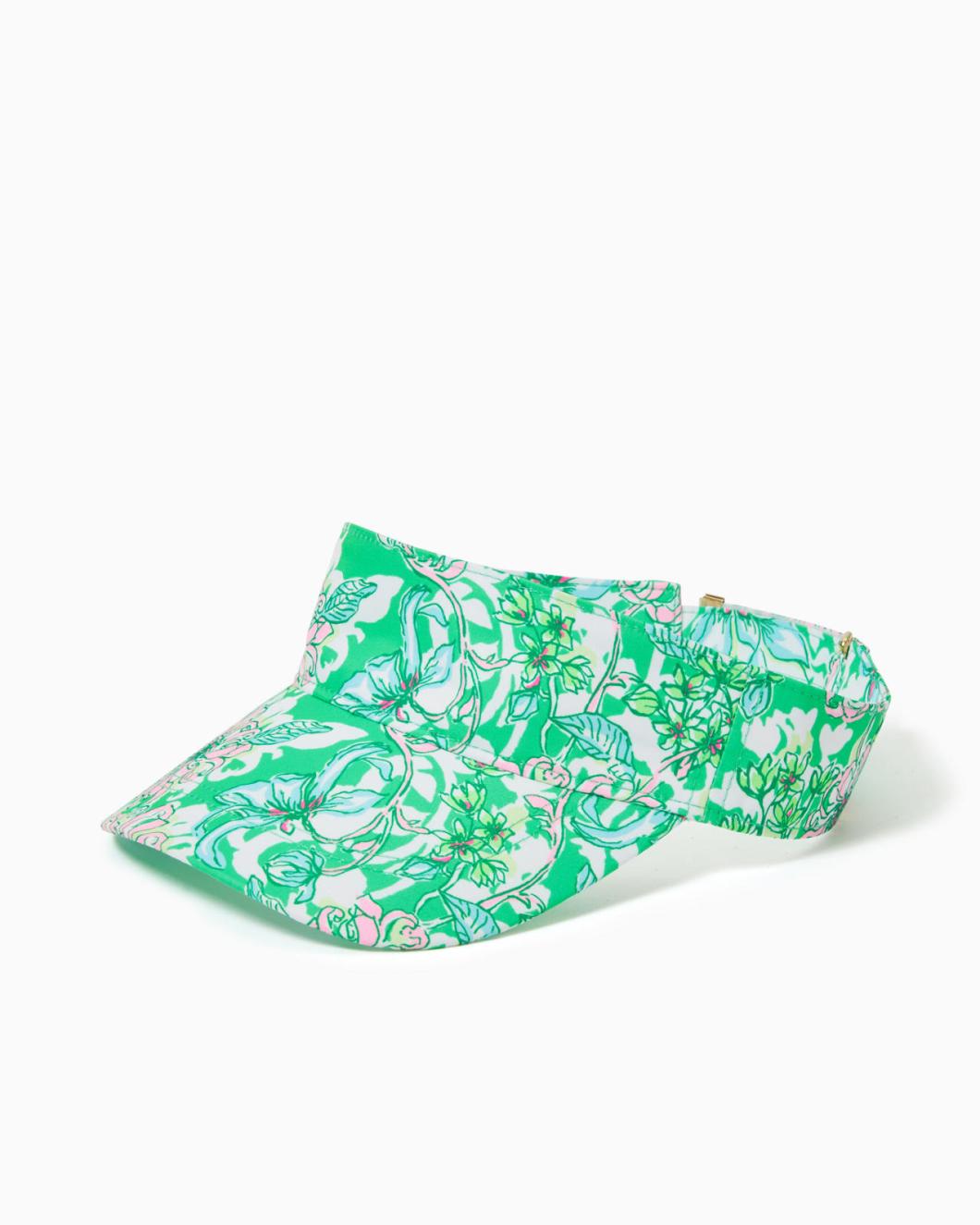 Lilly Pulitzer Its A Match Visor Spearmint Blossom Views Accessories Small | Women Hats &amp; Hair