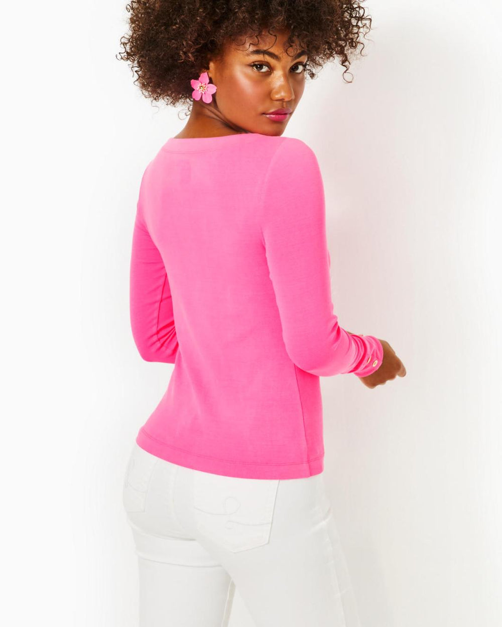 Lilly Pulitzer Jadah Knit Top Roxie Pink | Women Tops