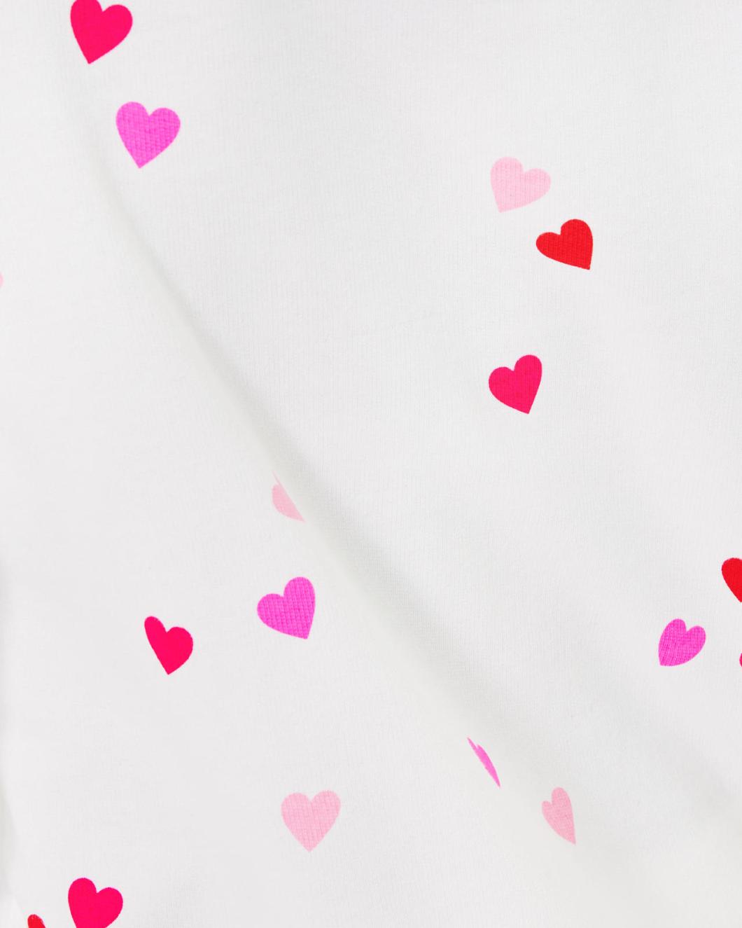 Lilly Pulitzer Jansen Cotton Sweatshirt Resort White Lots Of Love | Women Tops