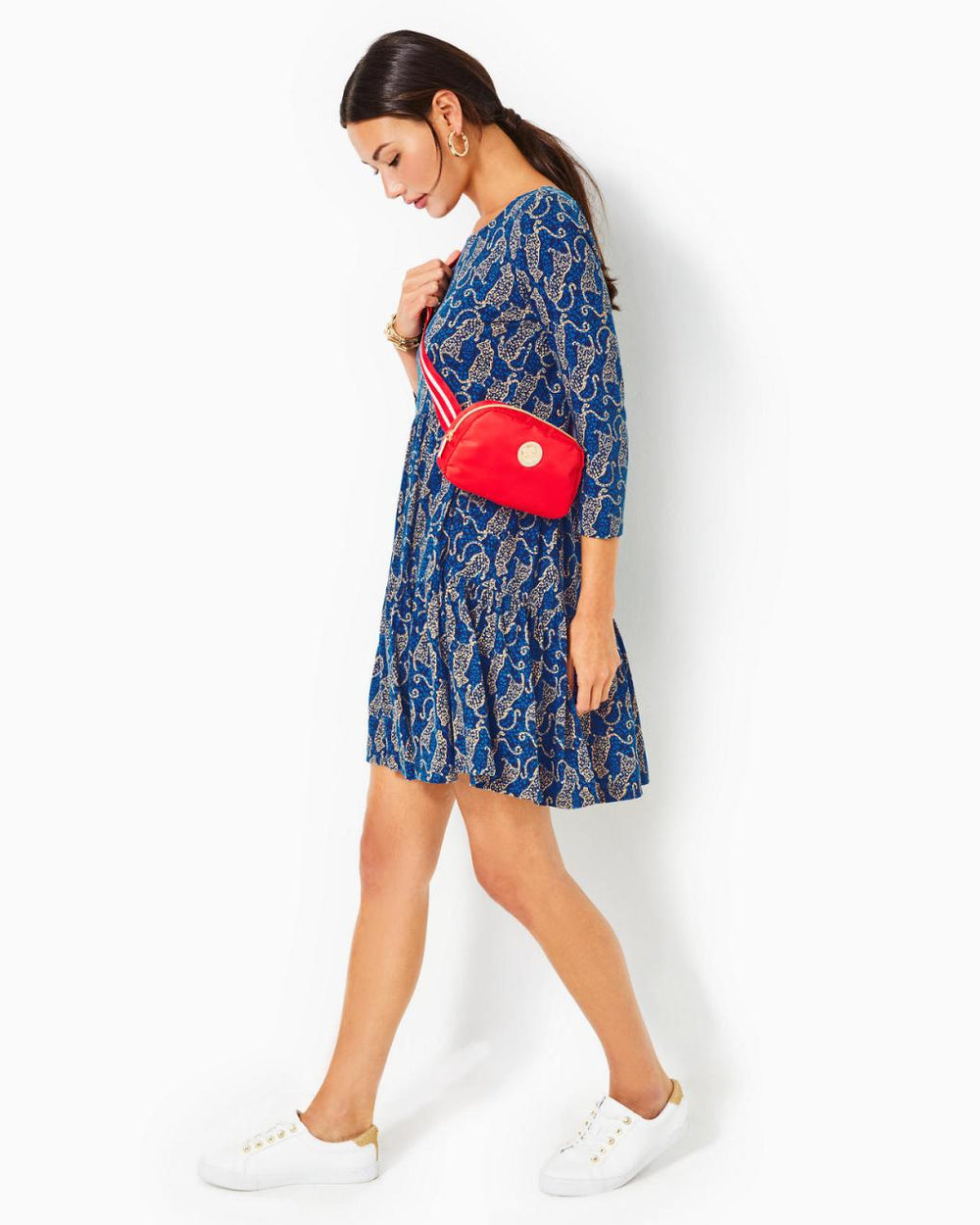 Lilly Pulitzer Jeanie Belt Bag Amaryllis Red | Women Bags