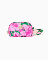 Lilly Pulitzer Jeanie Belt Bag Kelly Green Hibis Kiss | Women Bags