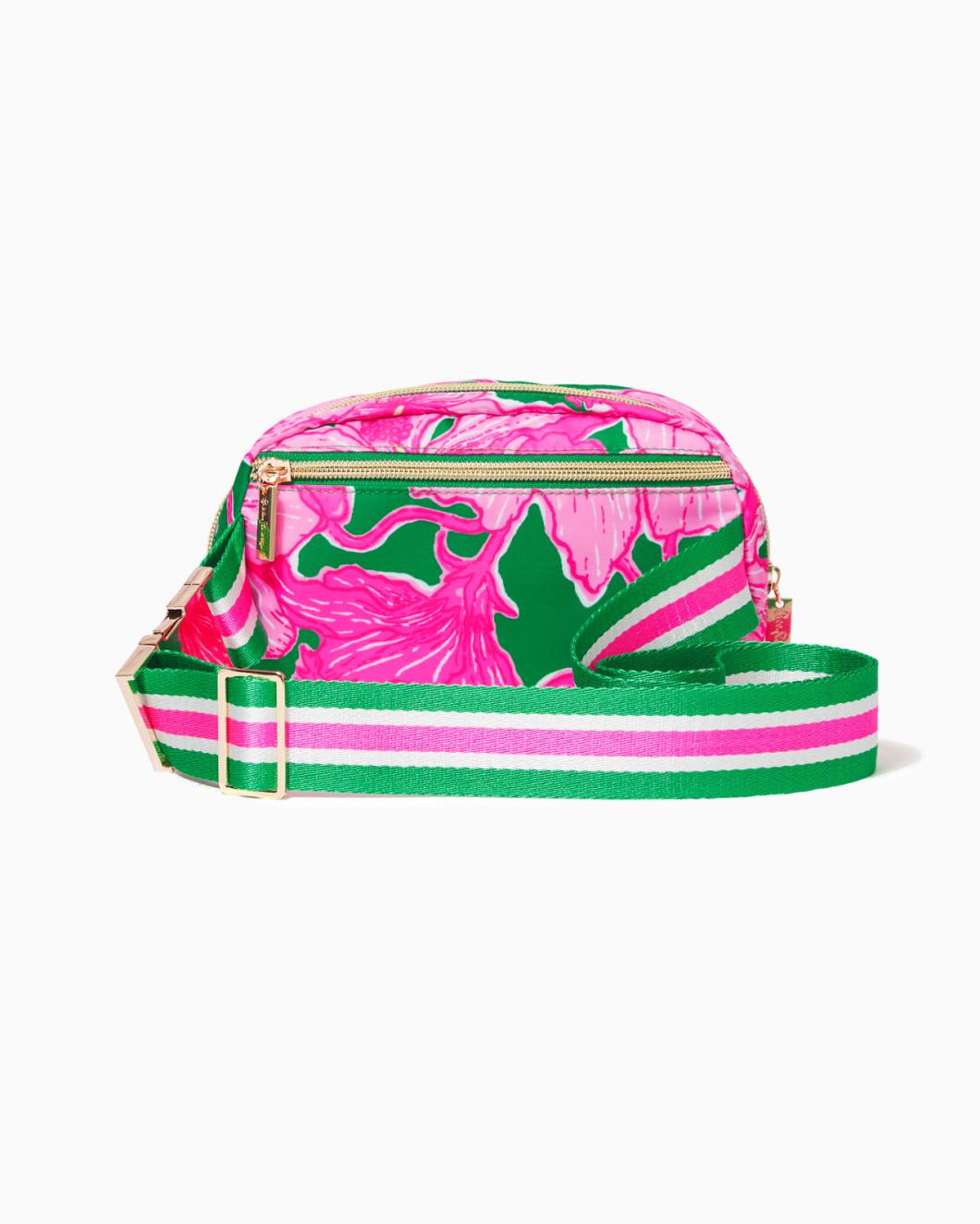 Lilly Pulitzer Jeanie Belt Bag Kelly Green Hibis Kiss | Women Bags