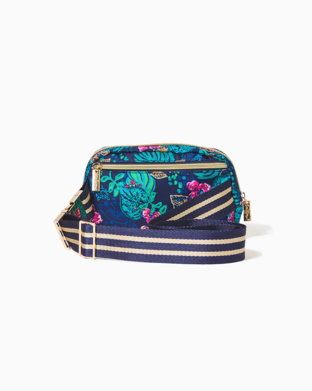 Lilly Pulitzer Jeanie Belt Bag Low Tide Navy Life Of The Party Accessories Small | Women Bags