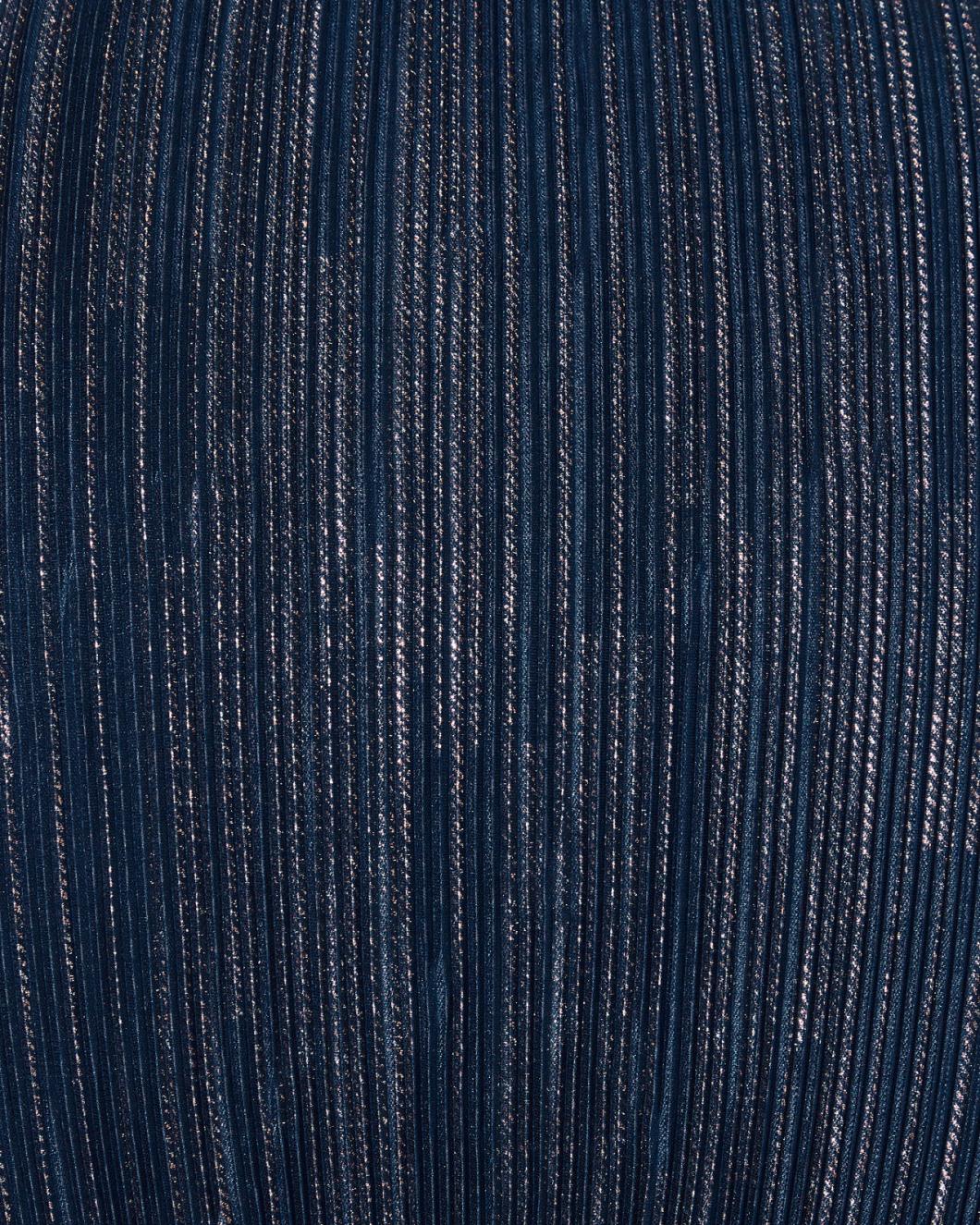 Lilly Pulitzer Jessamie Long Sleeve Dress Low Tide Navy Foil Printed Crinkle Woven | Women Fit &amp; Flare Dresses