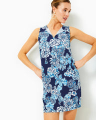 Lilly Pulitzer Johana Cover-Up Low Tide Navy Bouquet All Day | Women Cover-Ups