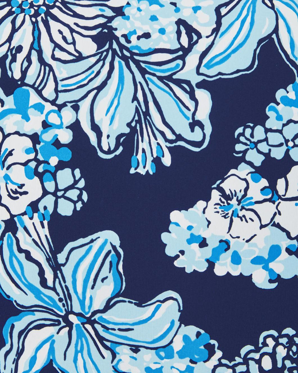 Lilly Pulitzer Johana Cover-Up Low Tide Navy Bouquet All Day | Women Cover-Ups