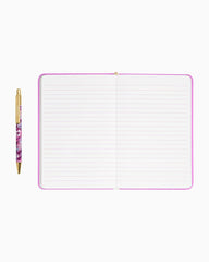 Lilly Pulitzer Journal With Pen Amarena Cherry Tropical With A Twist | Women Office Supplies &amp; Stationery