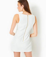 Lilly Pulitzer Kalinara Skirted Romper Resort White Swirl Boucle | Women Rompers &amp; Jumpsuits