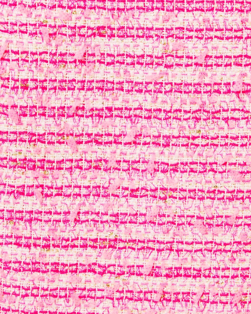 Lilly Pulitzer Kels Mini Skirt Pink Palms Fantasy Tweed | Women Bottoms