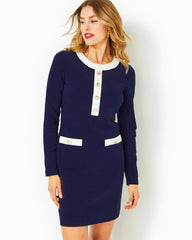Lilly Pulitzer Kennedy Shift Dress True Navy | Women Shift Dresses