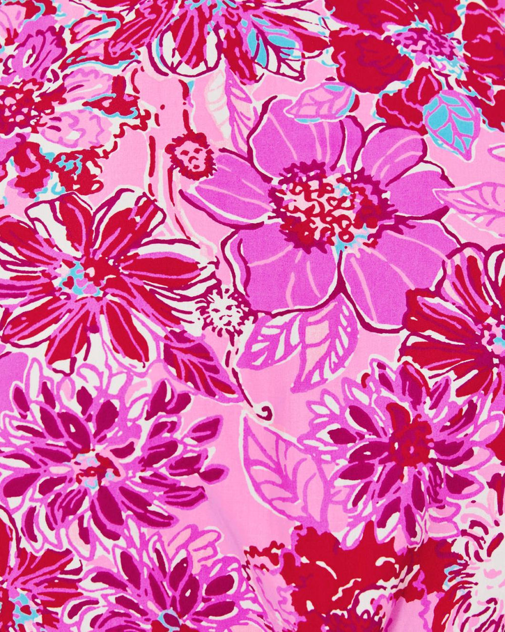 Lilly Pulitzer Khloey Smocked A-Line Cotton Dress Lilac Thistle In The Wild Flowers | Women A-Line/Easy Dresses