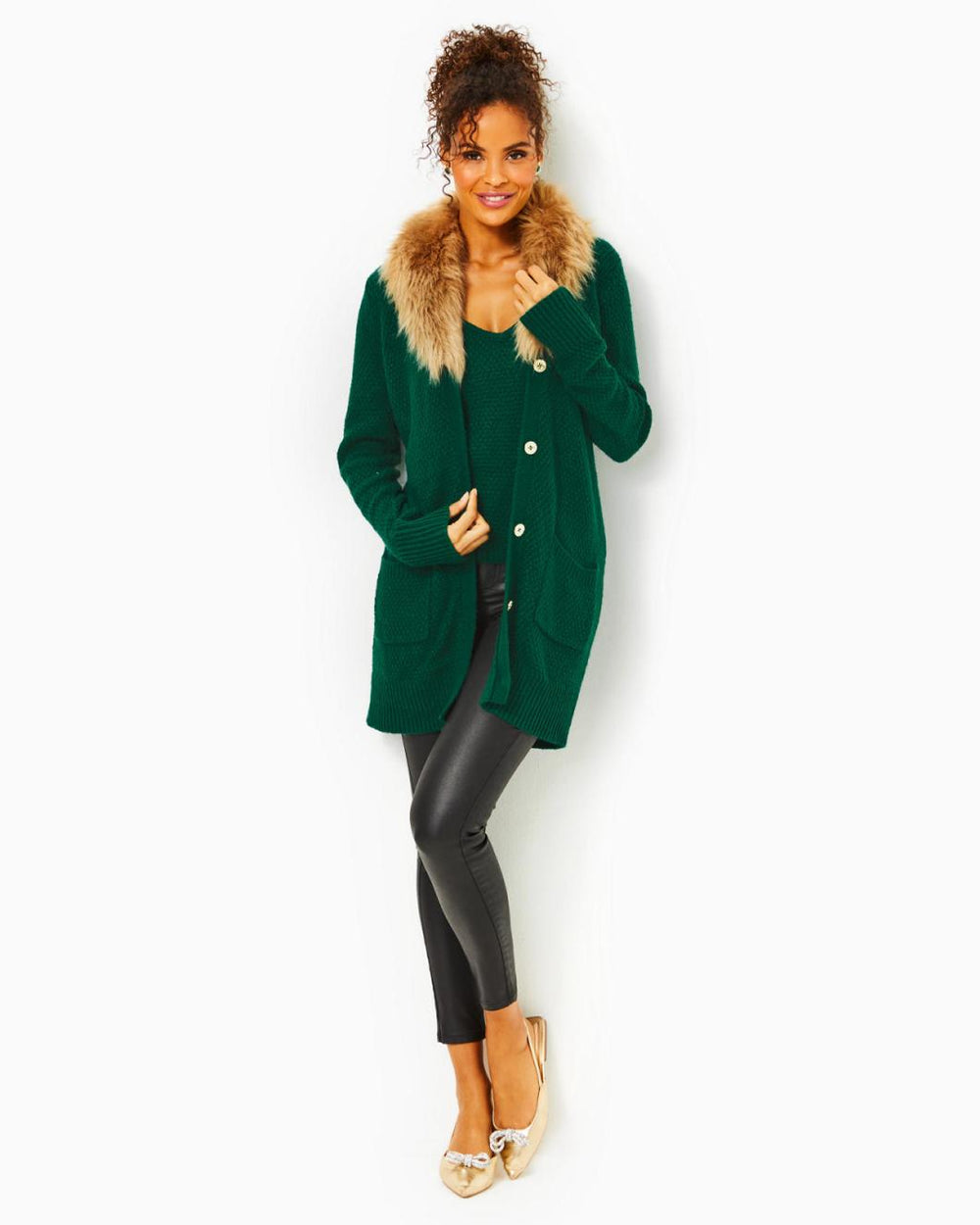 Lilly Pulitzer Kildaire Sweater Set Evergreen | Women Tops