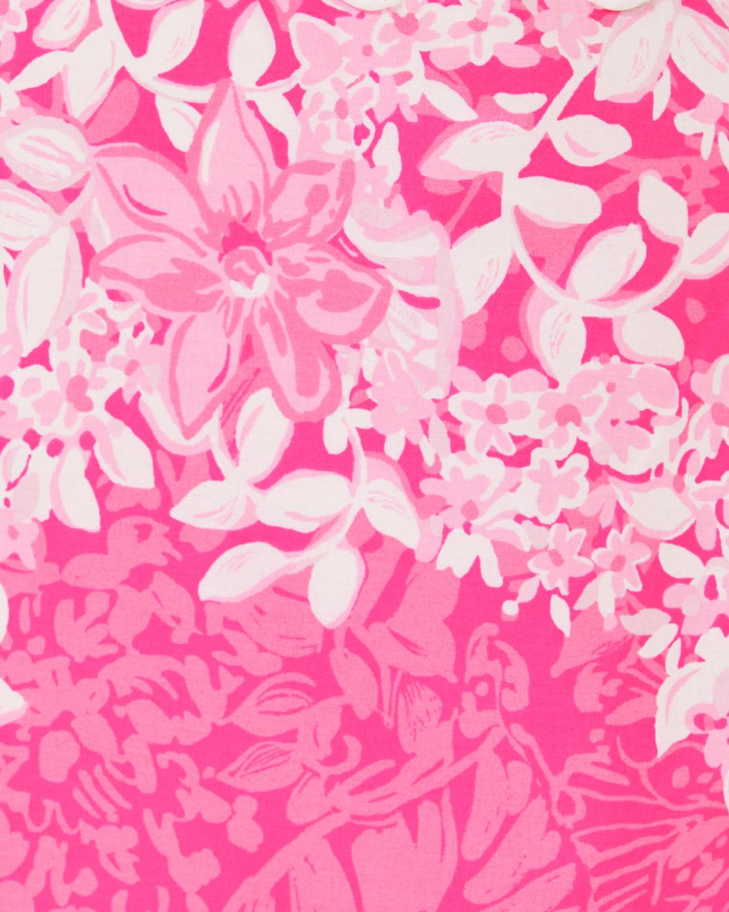 Lilly Pulitzer Kristella Cotton Maxi Dress Roxie Pink Shadow Dancer Engineered Woven Dress | Women Fitted Dresses