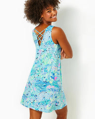 Lilly Pulitzer Kristen Swing Dress Bayside Blue Lilly Loves Texas | Women Swing Dresses