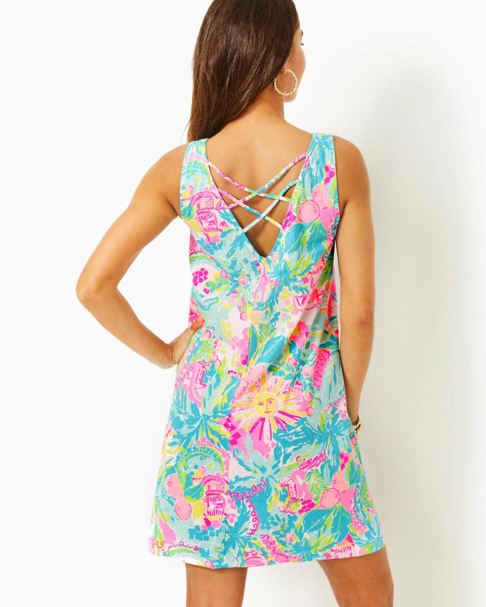 Lilly Pulitzer Kristen Swing Dress Multi Sunshine State Of Mind | Women Swing Dresses