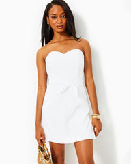 Lilly Pulitzer Kylo Strapless Skirted Romper Resort White | Women Rompers &amp; Jumpsuits