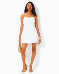 Lilly Pulitzer Kylo Strapless Skirted Romper Resort White | Women Rompers &amp; Jumpsuits