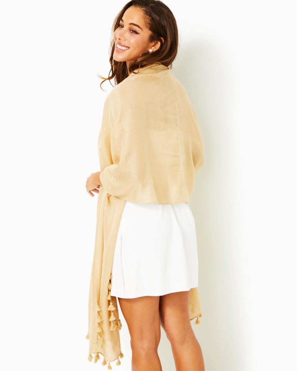 Lilly Pulitzer Lana Scarf Almond | Women Scarves &amp; Wraps