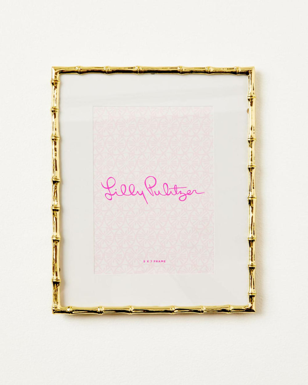 Lilly Pulitzer Large Bamboo Frame Sea Crystals | Women Home Decor