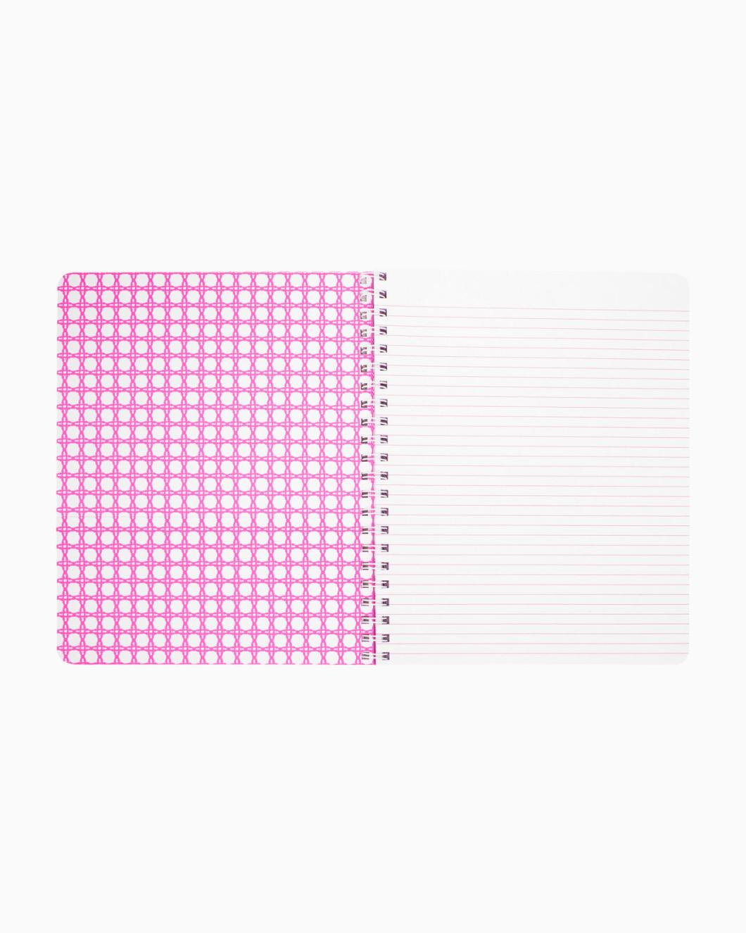 Lilly Pulitzer Large Notebook Gold Metallic Safari Sangria | Women Agendas &amp; Planners